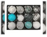 Weihnachtsbaumkugeln Glas 12 STK edle Christbaumkugeln Weihnachtskugeln Kugeln