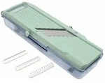 Benriner Mandoline / Gem&uuml;sehobel 64 mm Schnittbreite gr&uuml;n mit Auffangbeh&auml;lter BN-3