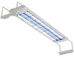 vidaXL Aquarium-Beleuchtung LED 50-60 cm Aluminium IP67