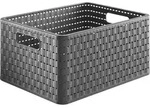 Rotho Aufbewahrungskorb "Country" 18 l anthrazit