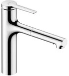 hansgrohe Zesis M33 Einhebel-K&uuml;chenmischer 160, Metall Ausziehbrause, 2jet, Chrom