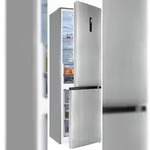 Exquisit K&uuml;hl-Gefrierkombination KGC350-105-NF-040C inoxlook | 347 l Nutzinhalt 