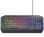 Trust Gaming GXT 836 Evocx RGB Gaming Tastatur USB, Schwarz