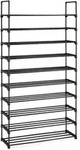 Relaxdays XXL Schuhregal Stecksystem, 10 Ebenen, modular, HxBxT: 175,5 x 93 x 30,5