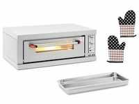 Royal Catering Pizzaofen - 1 Kammer - 3200 W - Timer -