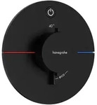 hansgrohe ShowerSelect Comfort S Thermostat Unterputz f&uuml;r 1 Verbraucher, Mattschwarz