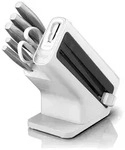 SharkNinja K62006EUWH Rostfreier Messerblock, weiЯ