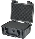 HMF ODK100 Outdoor-Fotokoffer, Transportkoffer mit Rasterschaumstoff, 23 x 19 x 11 cm