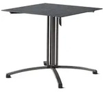 Sieger 5330-30 Gastro-Tisch, Polytec 80 x 80 cm, eisengrau, Schiefer anthrazit