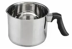 Haushalt International Edelstahl Milchtopf 14cm Thermoboden auch f&uuml;r Induktionsherde