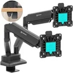 ONKRON Monitor Halterung 2 Monitore f&uuml;r 13 - 32 Zoll Bildschirme bis 10 kg pro Arm,