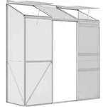 Outsunny - Gew&auml;chshaus - 192Lx68Wx196Hcm - Silber
