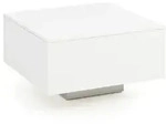 FineBuy Couchtisch Wei&szlig; 60 x 60 cm Wohnzimmertisch Beistelltisch Quadratisch