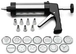 Karl Weis Geb&auml;ckpresse-Set f&uuml;r d&uuml;nnen Teig, Edelstahl, 23,5 x 14 x 5 cm