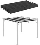 Outsunny - Ersatzdach - 250L x 255B cm - dunkelgrau