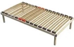 Coemo Hochwertiges Bettgestell mit Lattenrost 'DORADO' 100x200 cm Massivholz...