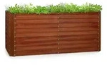 Blumfeldt Rust Grow Hochbeet Gartenbeet verzinktes Stahlblech Rost-Finish Rost