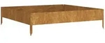 vidaXL Hochbeet 100x100x26 cm Cortenstahl