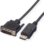 VALUE DisplayPort Kabel DP ST - DVI (24+1) ST, LSOH, schwarz, 2 m