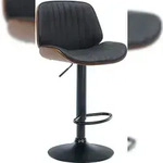 CLP Barhocker Nova Kunstleder walnuss/schwarz