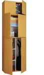 VCM LonaXXL Kleiderschrank 6 T&uuml;ren Buche dekor.