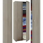 VCM Kleiderschrank Vandol Sonoma-Eiche B. 70 x H. 178 x T. 40 cm