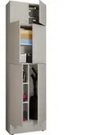VCM LonaXXL Kleiderschrank 6 T&uuml;ren 1 Schublade grau.