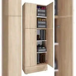 VCM Schuhschrank Lona Sonoma-Eiche H. 200 x B. 70 x T. 39 cm