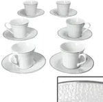 6er Set VENEZIA Espressotassen mit Untertassen - 6x 413953 & 6x 413977