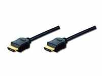 Digitus HDMI High Speed Anschlusskabel, Typ A St/St, 2.0m, m/Ethernet, Ultra HD 60p,