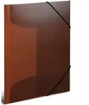 HERMA Sammelmappe A4 PP transluzent braun