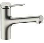 hansgrohe Zesis M33 Einhebel-K&uuml;chenmischer 150, Metall Ausziehbrause, 2jet, sBox,