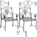 CLP 2er Set Gartenst&uuml;hle Punjab bronze