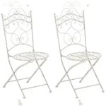CLP 2er Set St&uuml;hle Indra antik-creme