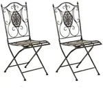 CLP 2er Set Klappst&uuml;hle Sibell bronze