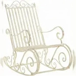 CLP Schaukelstuhl Smilla antik-creme