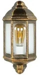 Licht-Erlebnisse Wandlampe Vintage LIVORNO Landhaus Design in Kupfer Antik E27 IP44