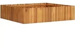vidaXL Garten-Hochbeet 100 x 100 x 25 cm Massivholz Akazie