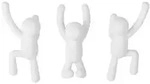 Garderobenhaken Buddy-M&auml;nnchen (3er-Set) wei&szlig; Umbra