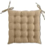 wometo Sitzkissen Stuhlkissen 40x40 OEKO-TEX - beige Sitzauflage Bank Polster