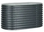 Blumfeldt High Grow Hochbeet 160 x 80 x 80 cm Stahl-Wellblech einfacher Aufbau
