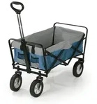 EASYmaxx Bollerwagen faltbar - blau/grau