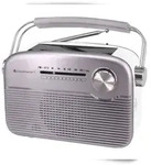 Soundmaster TR480 tragbares Radio mit Solar und Lithium Akku Retro Nostalgie