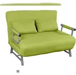 VCM Schlafsofa Kolino Gr&uuml;n H. 95 x B. 127 x T. 78 cm