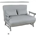 VCM Schlafsofa Kolino Grau H. 95 x B. 127 x T. 78 cm