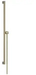 hansgrohe Unica Brausestange S Puro 90 cm mit Easy Slide Handbrausehalter und Isiflex