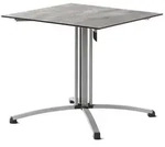 Sieger 5330-21 Gastro-Tisch, Polytec 80 x 80 cm, , graphit, Beton hell