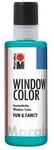 Fensterfarbe Fun&Fancy t&uuml;rkisblau 80ml