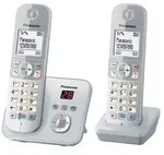 Panasonic KX-TG6822GS Schnurlostelefon DECT DUO silber
