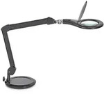 LED-Lupenleuchte MAULmakro, mit Standfu&szlig; schwarz